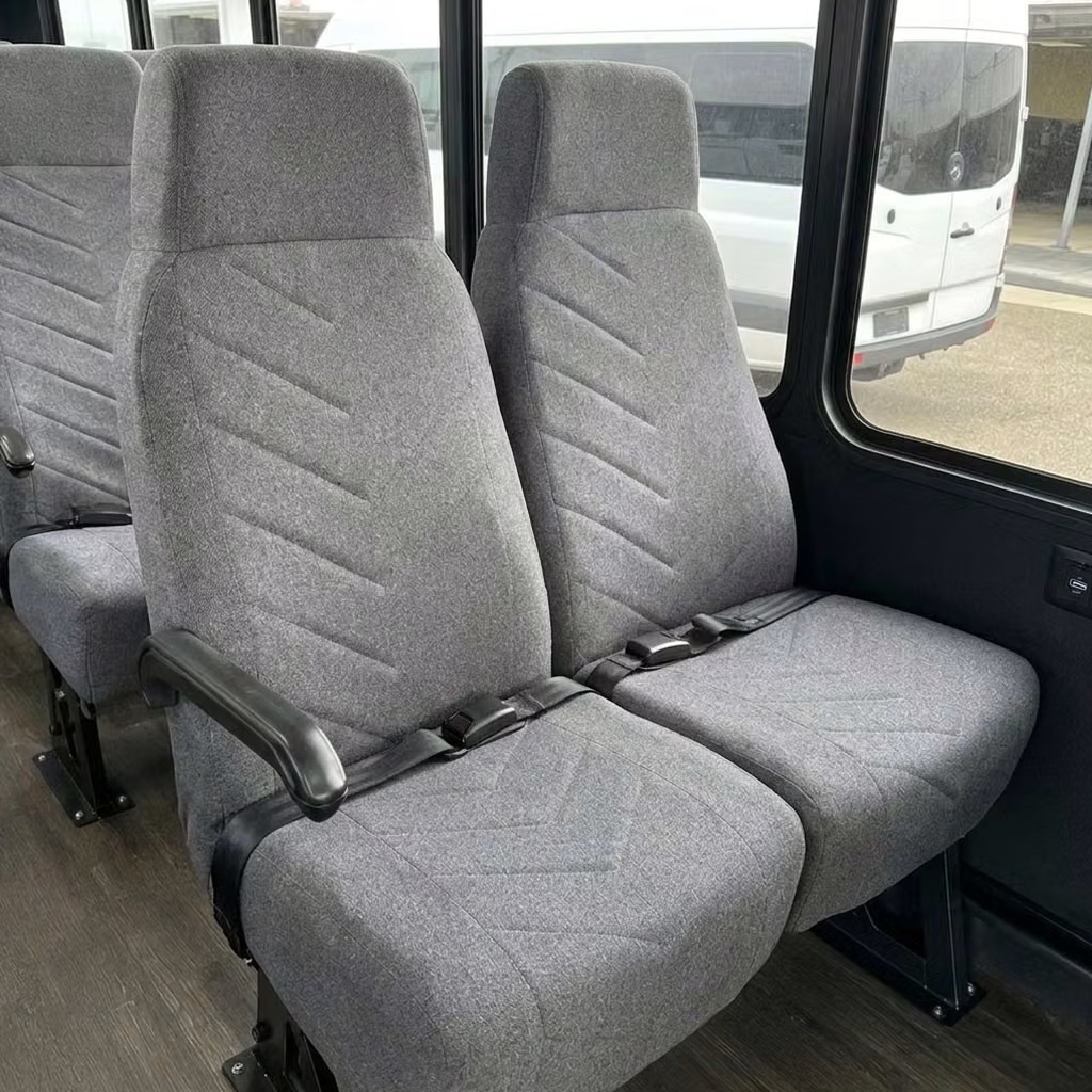 south bend 18 passenger minibus high back seats