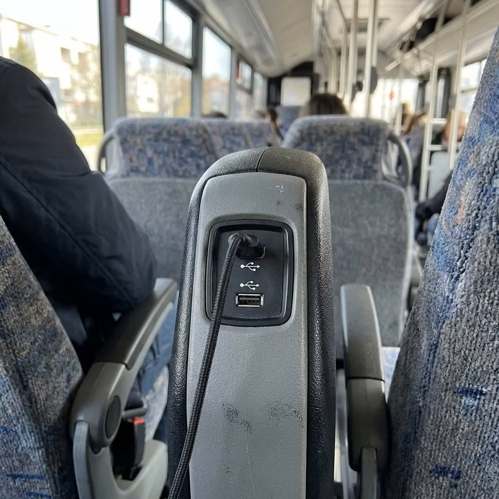 south bend 28 passenger minibus usb charging