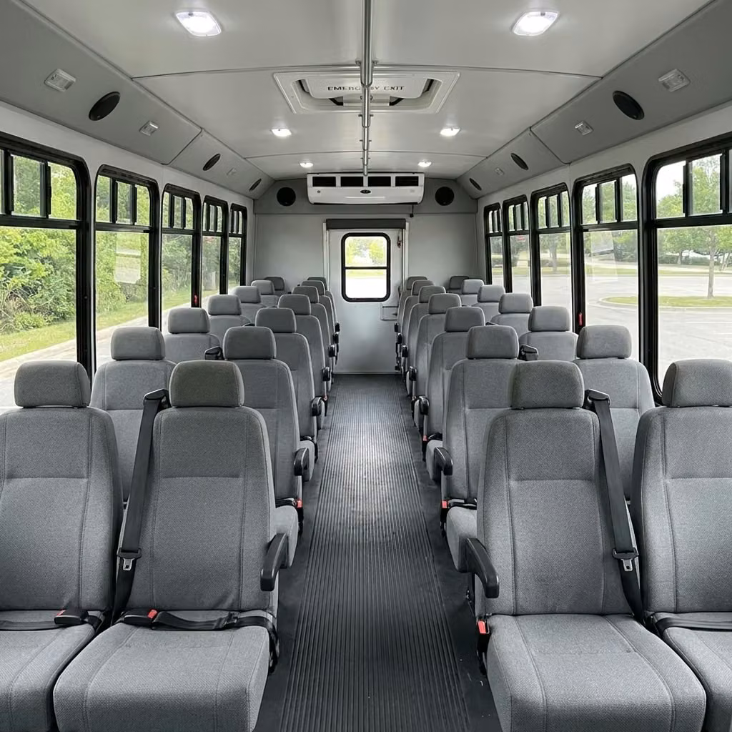 south bend 30 passenger minibus seating