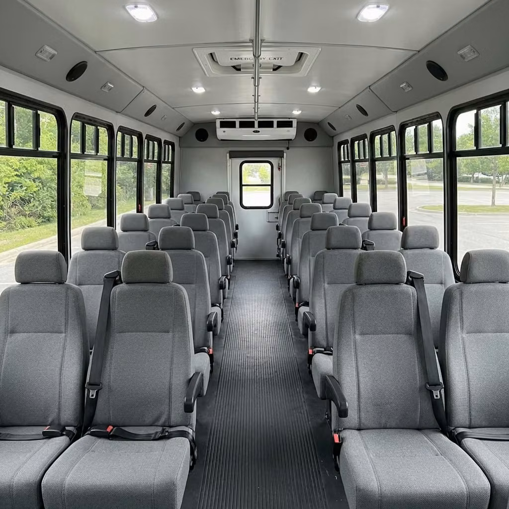 south bend 35 passenger minibus seating