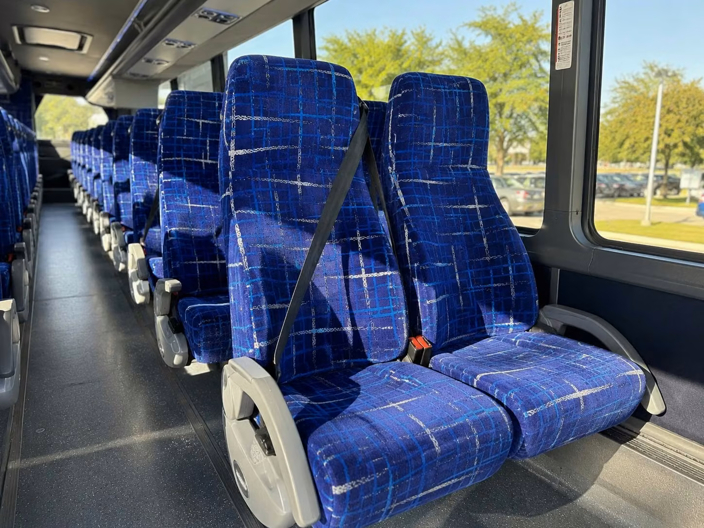 south bend charter bus interior 2