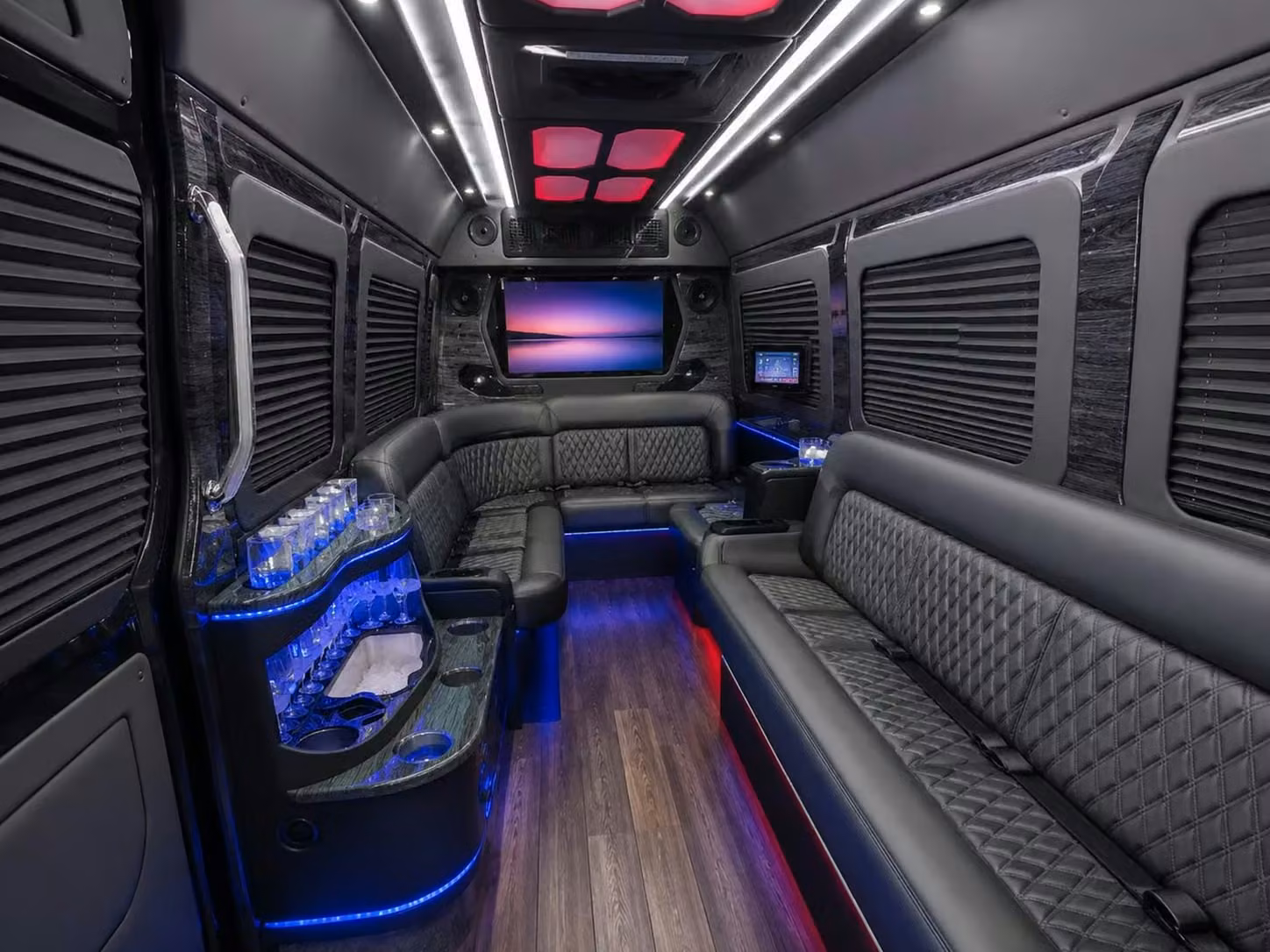 south bend modern private bus rentals for banquets