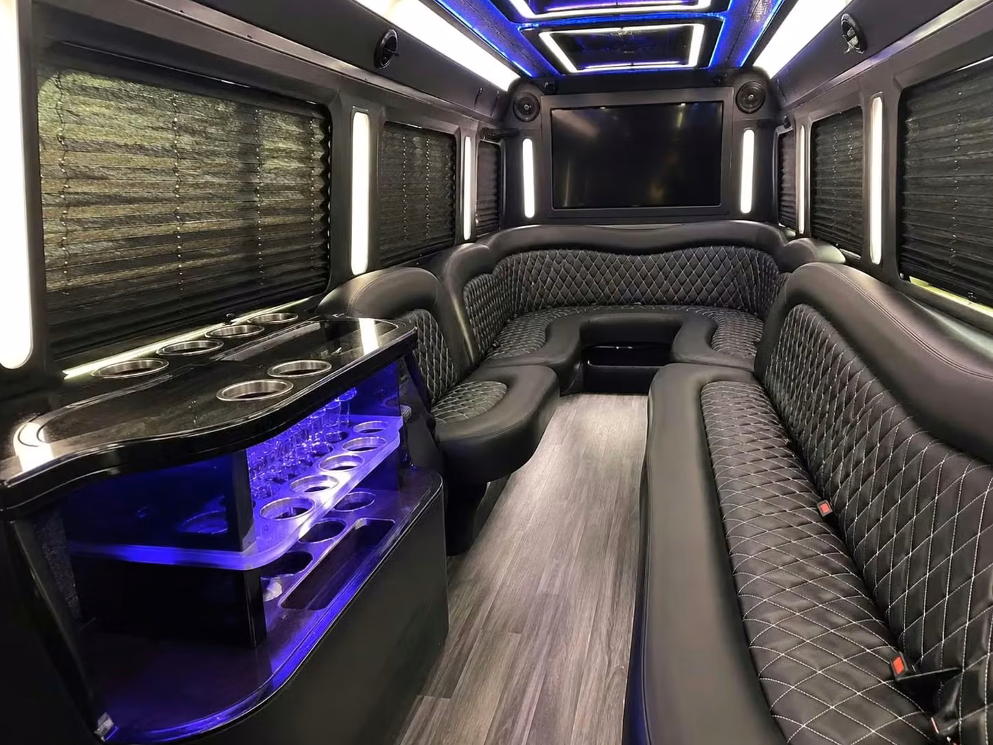 south bend party bus bar area