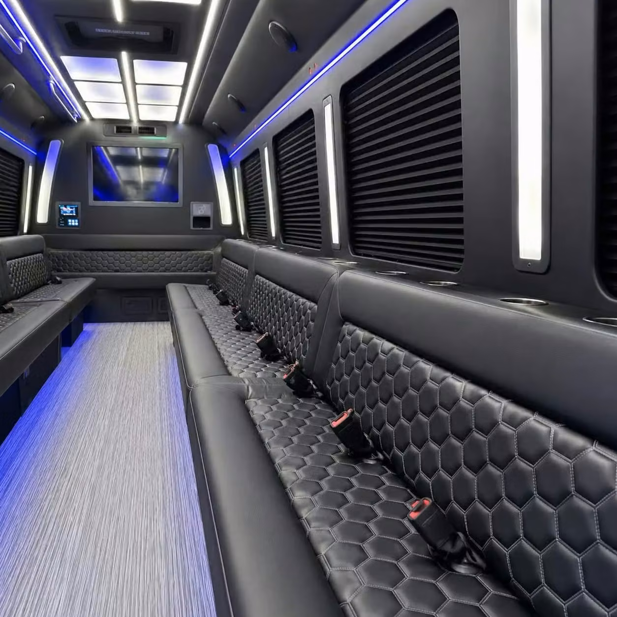 south bend party bus party lighting