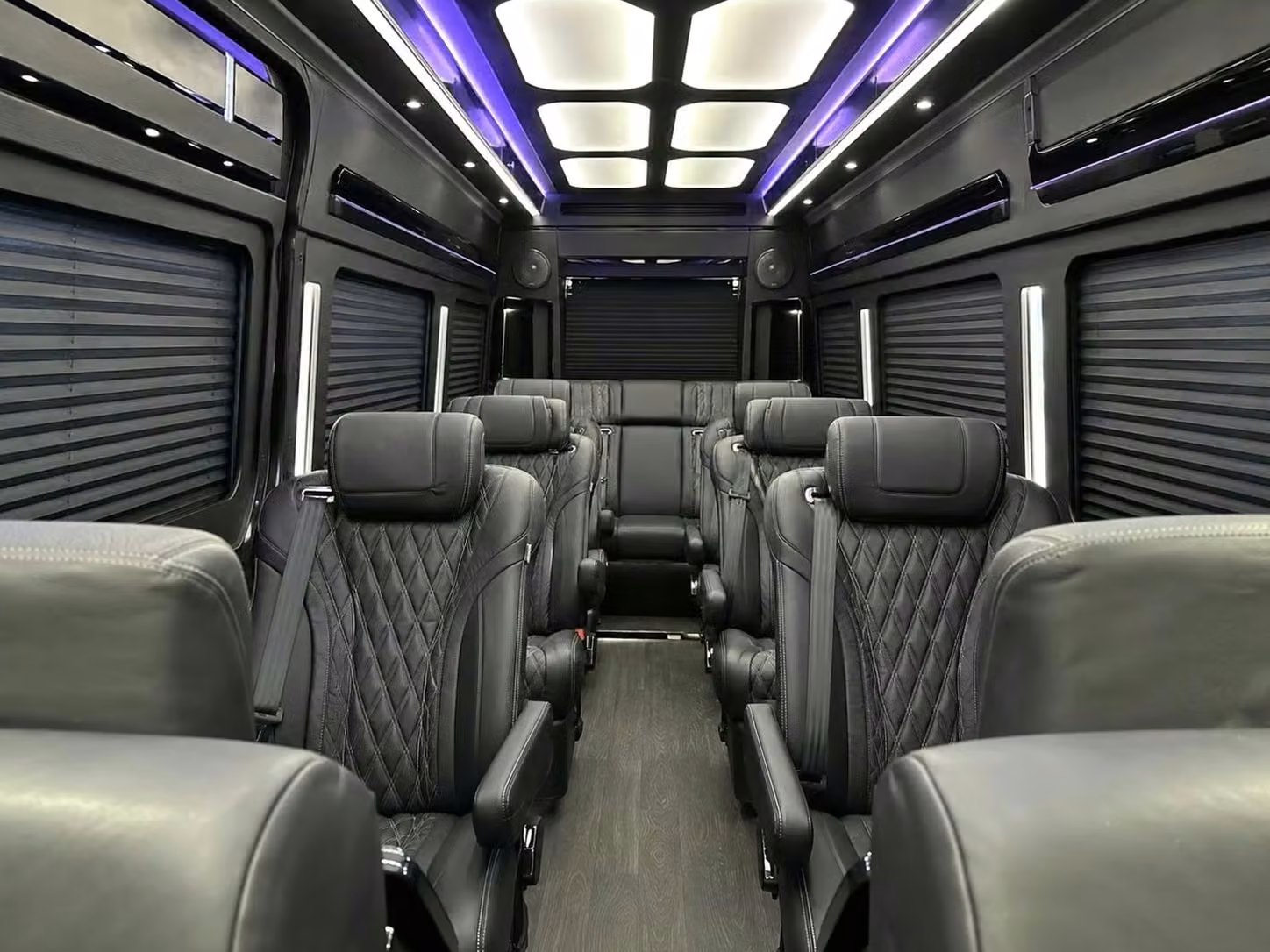 south bend sprinter van rental with driver reclining seats