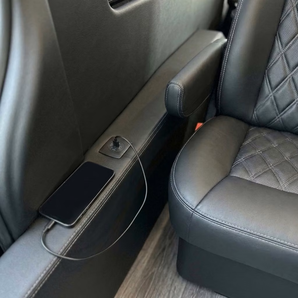 south bend sprinter van rental with driver usb charging