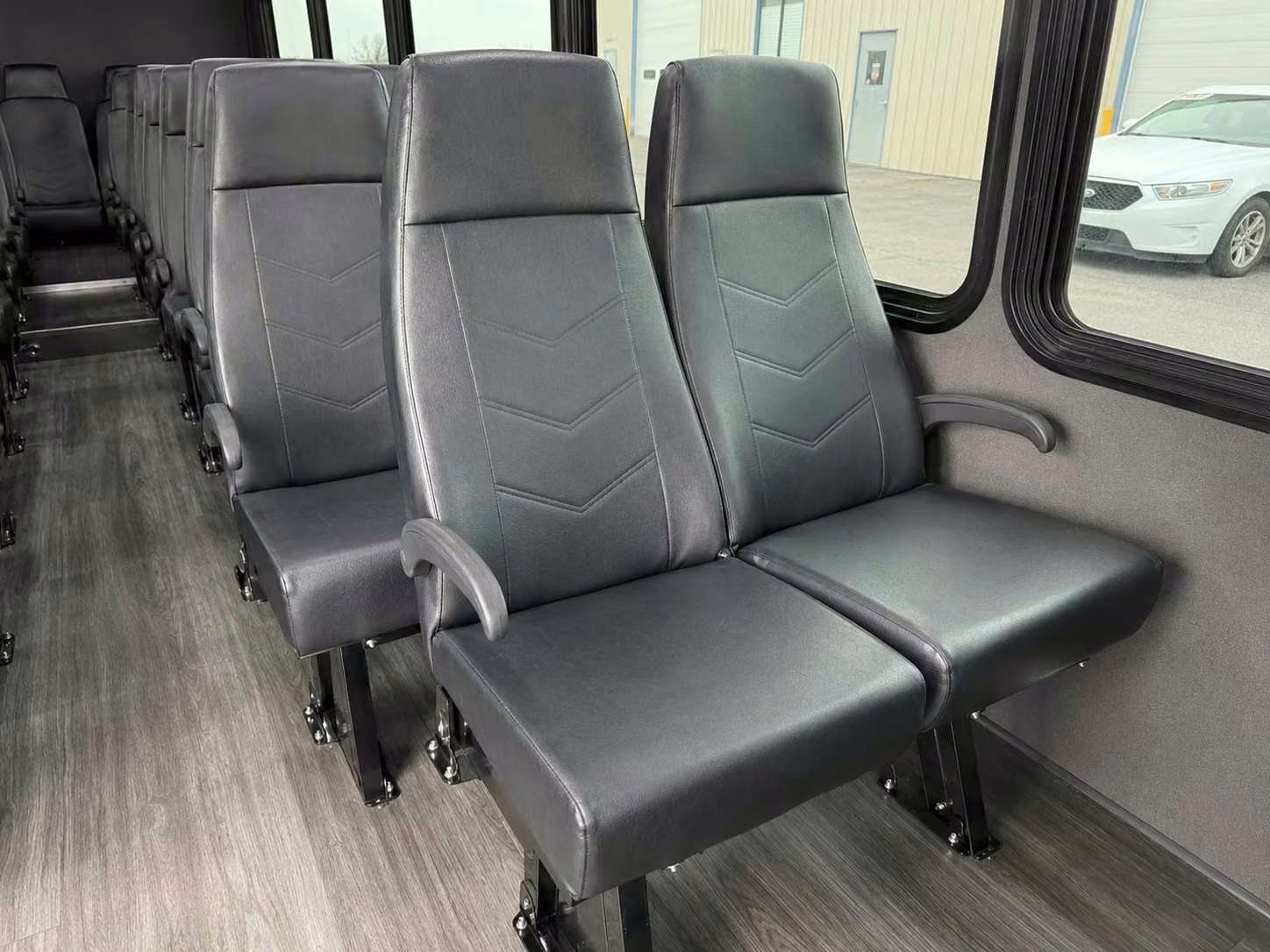 15 passenger minibus inside