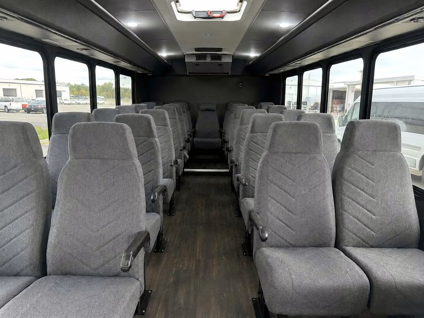 15 passenger minibus interior