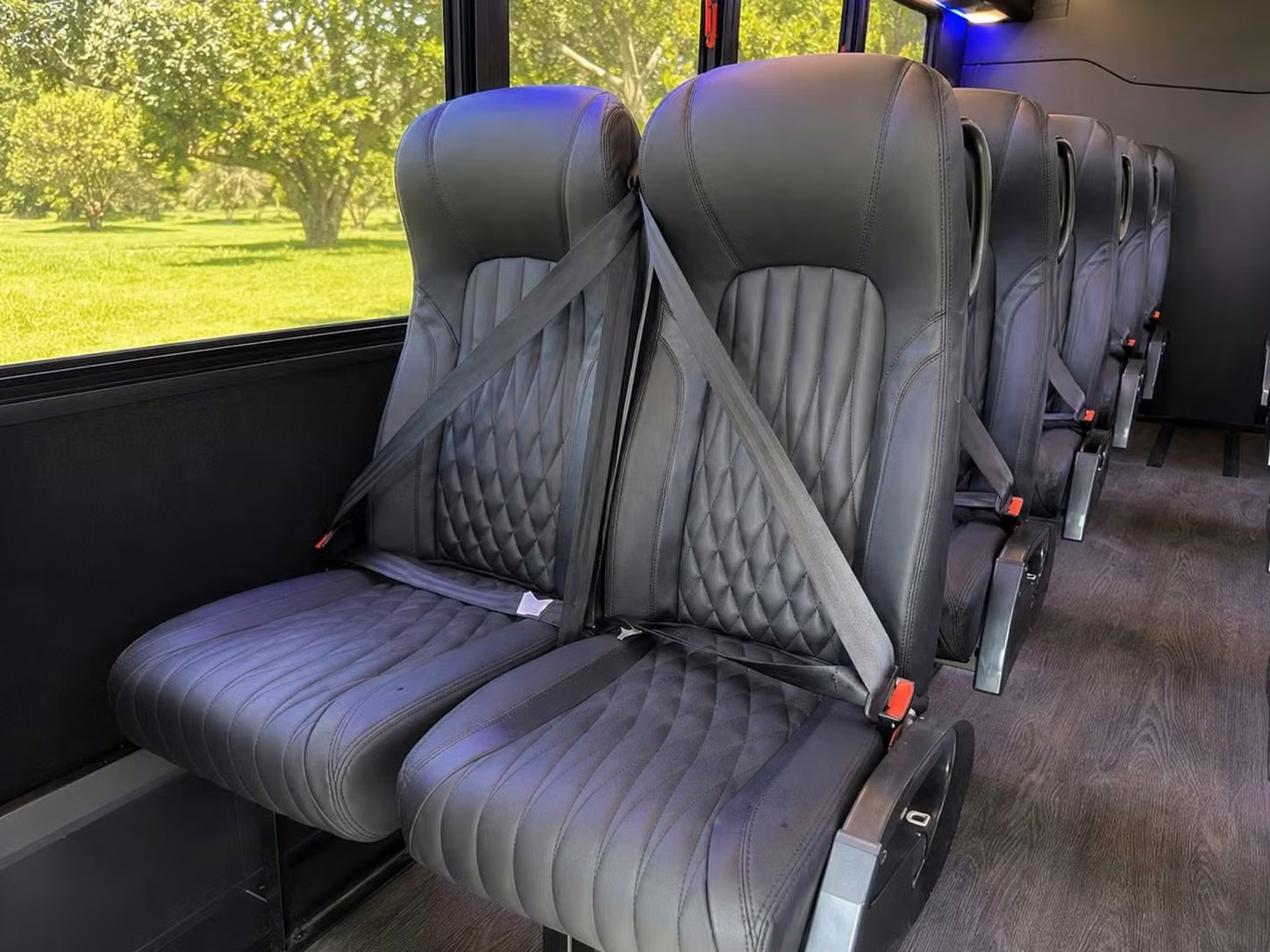 20 passenger minibus inside