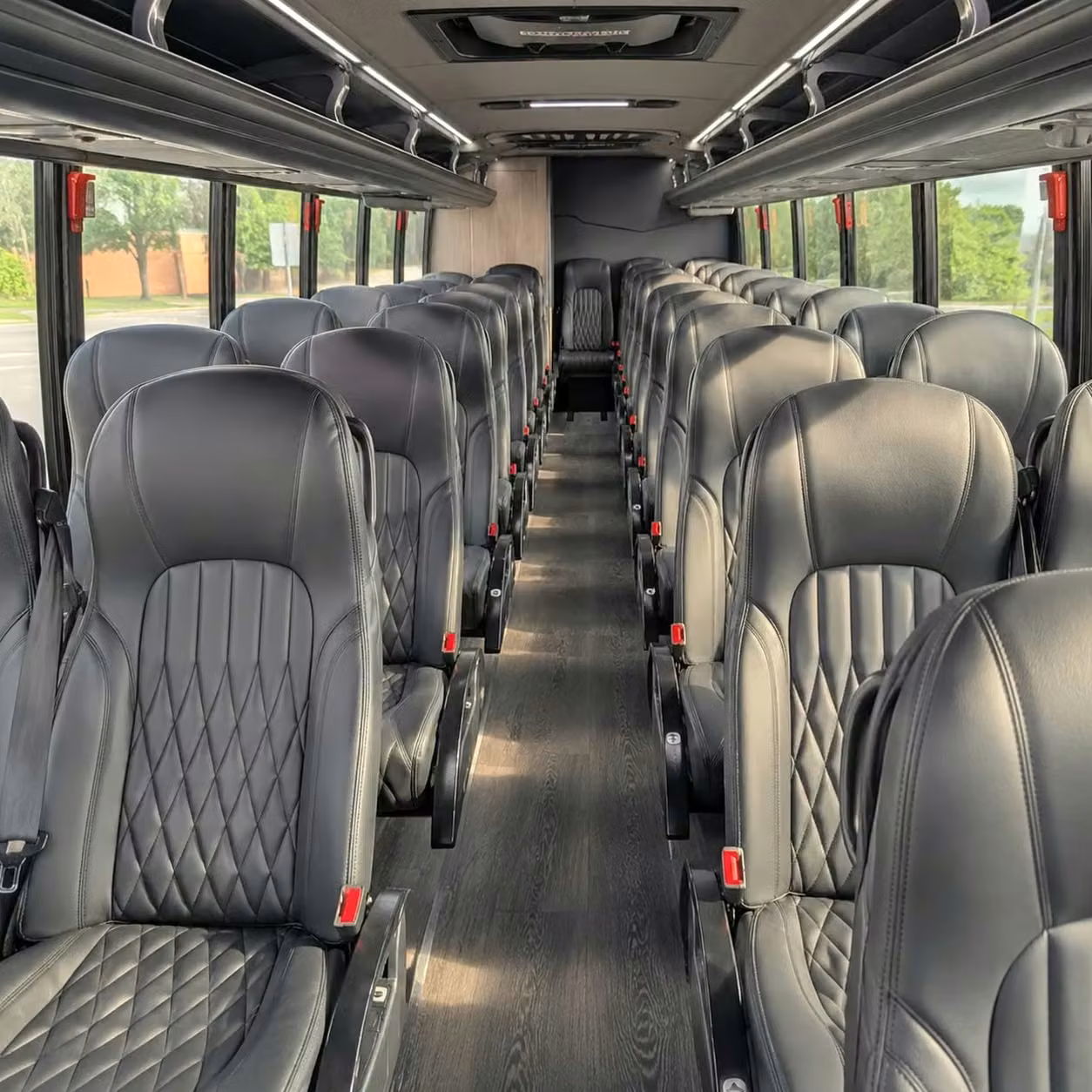 30 passenger minibus interior